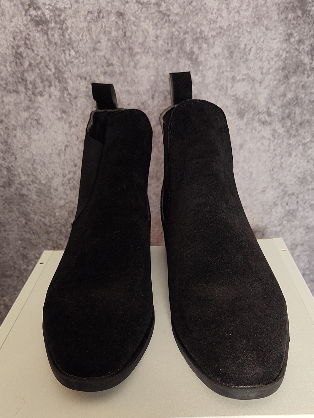 Black Suede Chelsea Boots - Men's Sleek Slip-On Ankle Boot
